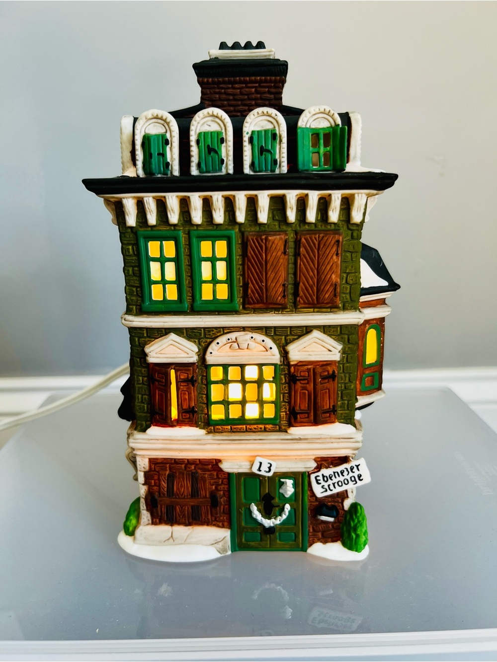 Vintage Dickens’ Village Series The Flat of Ebenezer Scrooge